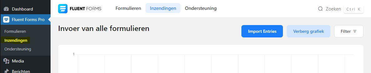 wp-admin-fluent-forms-inzendingen